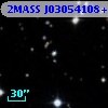 2MASS J03054108+4224407