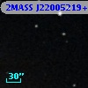 2MASS J22005219+0039297