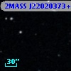 2MASS J22020373+0019026