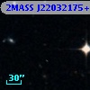 2MASS J22032175+0028185