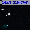 2MASS J22040705-0014199