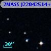 2MASS J22042514+0048262