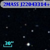 2MASS J22043314+0056579