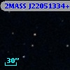 2MASS J22051334+0109440