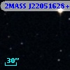 2MASS J22051628+0029111