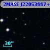 2MASS J22053887+0108453