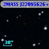 2MASS J22085626+0052525