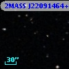 2MASS J22091464+0008214