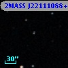 2MASS J22111088+0057498