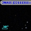 2MASS J22111311+0024599
