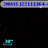 2MASS J22111364-0043576