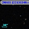2MASS J22131348+0035334