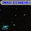 2MASS J22160242+0039367