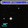 2MASS J22160499+0038044