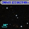 2MASS J22162749+0024454
