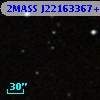 2MASS J22163367+0057463
