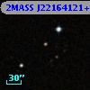 2MASS J22164121+0049576