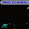 2MASS J22164835+0113573