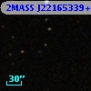 2MASS J22165339+0021029