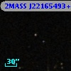 2MASS J22165493+0009125