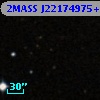2MASS J22174975+0034234