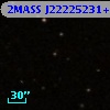 2MASS J22225231+1301216