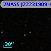2MASS J22231909-0043299