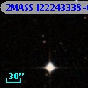 2MASS J22243338-0056373