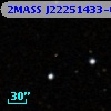 2MASS J22251433-0019546
