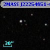 2MASS J22254851-0004337
