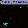 2MASS J22510558+1400168