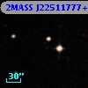 2MASS J22511777+0049360