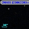 2MASS J23062203+0035308