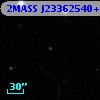 2MASS J23362540+1355463