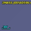 2MASS J00560596+4153282