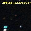 2MASS J22203205-0040210