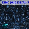 S3MC J010136.71-715522.43