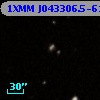 1XMM J043306.5-610800