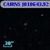 CAIRNS J010643.92+003344.3