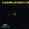 CAIRNS J010647.26+002202.7