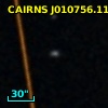 CAIRNS J010756.11-004000.0