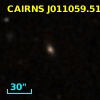 CAIRNS J011059.51+004255.3
