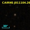 CAIRNS J011104.26+010112.2