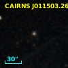 CAIRNS J011503.26-005322.4