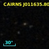 CAIRNS J011635.80+000307.5
