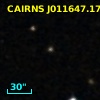 CAIRNS J011647.17+001351.6