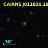 CAIRNS J011826.19+001308.3