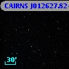 CAIRNS J012627.82+002248.7