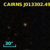CAIRNS J013302.49+005904.8