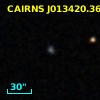 CAIRNS J013420.36-002735.5